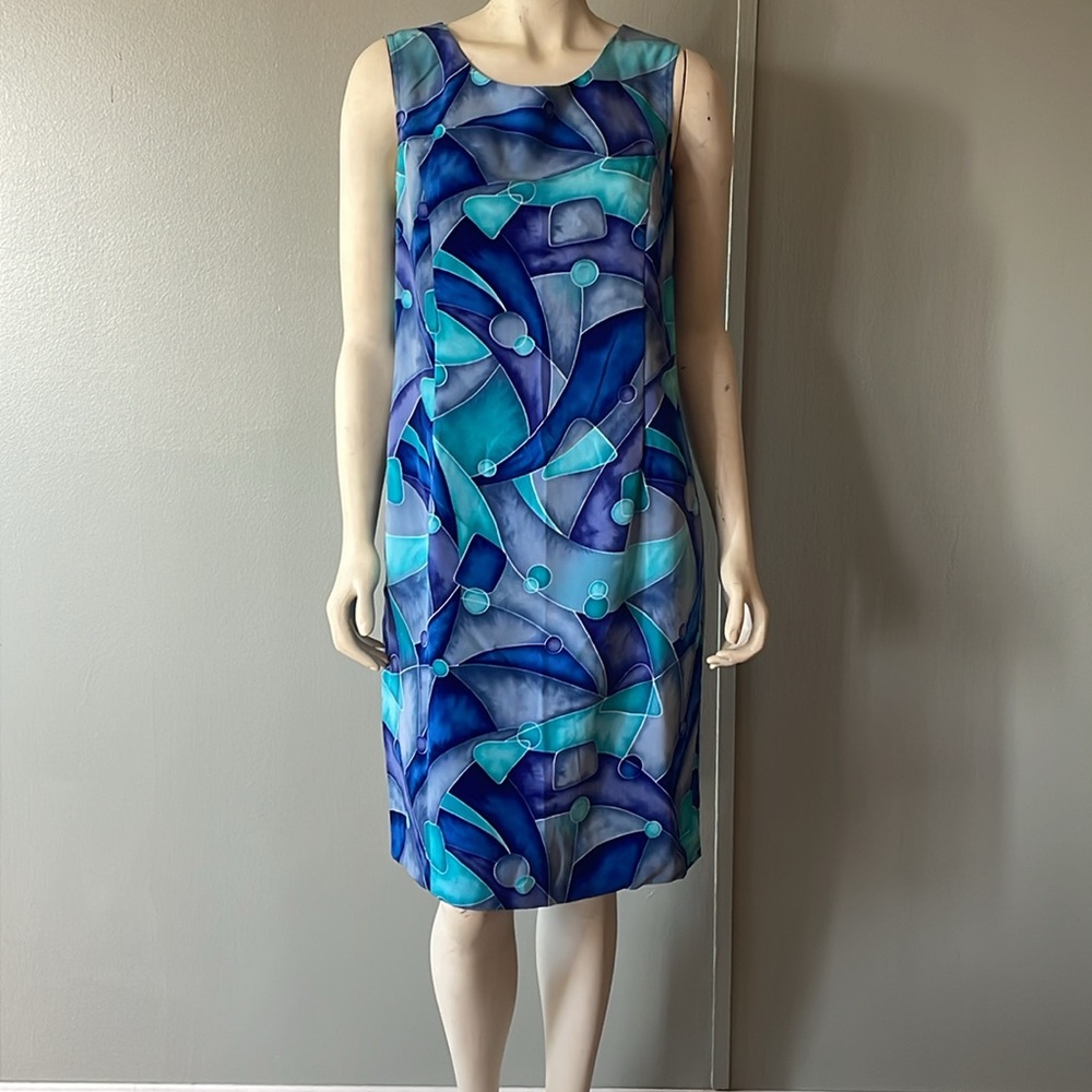 chad’s place, printed dress.